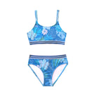 Salty Ink Kids Salty Ink Girls Tropicana Denim Bikini Salty Ink Girls Tropicana Denim Bikini Splash Swimwear Girls 8-16