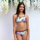 Salty Ink Kids Salty Ink Girls Vacay Reversible Bikini - Vacay Salty Ink Girls Vacay Reversible Bikini - Vacay Splash Swimwear