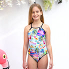 Salty Ink Kids Salty Ink Girls Vacay Reversible Tank - Vacay Salty Ink Girls Vacay Reversible Tank - Vacay Splash Swimwear