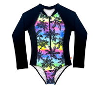 Salty Ink Kids Sunset Beach Long sleeve Surfsuit Salty Ink Sunset Beach Long sleeve Surfsuit Splash Swimwear