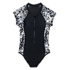 Salty Ink Ladies Salty Ink Short Sleeve Surfsuit - Safari Salty Ink Short Sleeve Surfsuit - Safari Splash Swimwear Swimwear