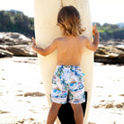 Salty Ink Salty Ink Boys Coastal Camper Boardie Salty Ink Boys Coastal Camper Boardie Splash Swimwear Boardshorts