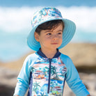 Salty Ink Salty Ink Boys Coastal Camper Sunhat Salty Ink Boys Coastal Camper Sunhat Splash Swimwear Accessories