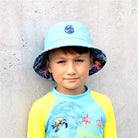 Salty Ink Salty Ink Boys Marina Mirage Sunhat Salty Ink Boys Marina Mirage Sunhat | Splash Swimwear Splash Swimwear Sunhat