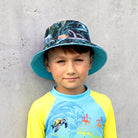 Salty Ink Salty Ink Boys Marina Mirage Sunhat Salty Ink Boys Marina Mirage Sunhat | Splash Swimwear Splash Swimwear Sunhat