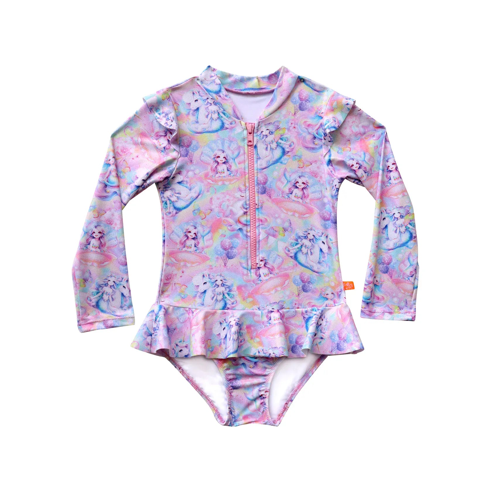 Salty Ink Salty Ink Girls Miss Fantasia Sunsuit - Fantasia Salty Ink Girls Miss Fantasia Sunsuit - Fantasia Splash Swimwear One Piece