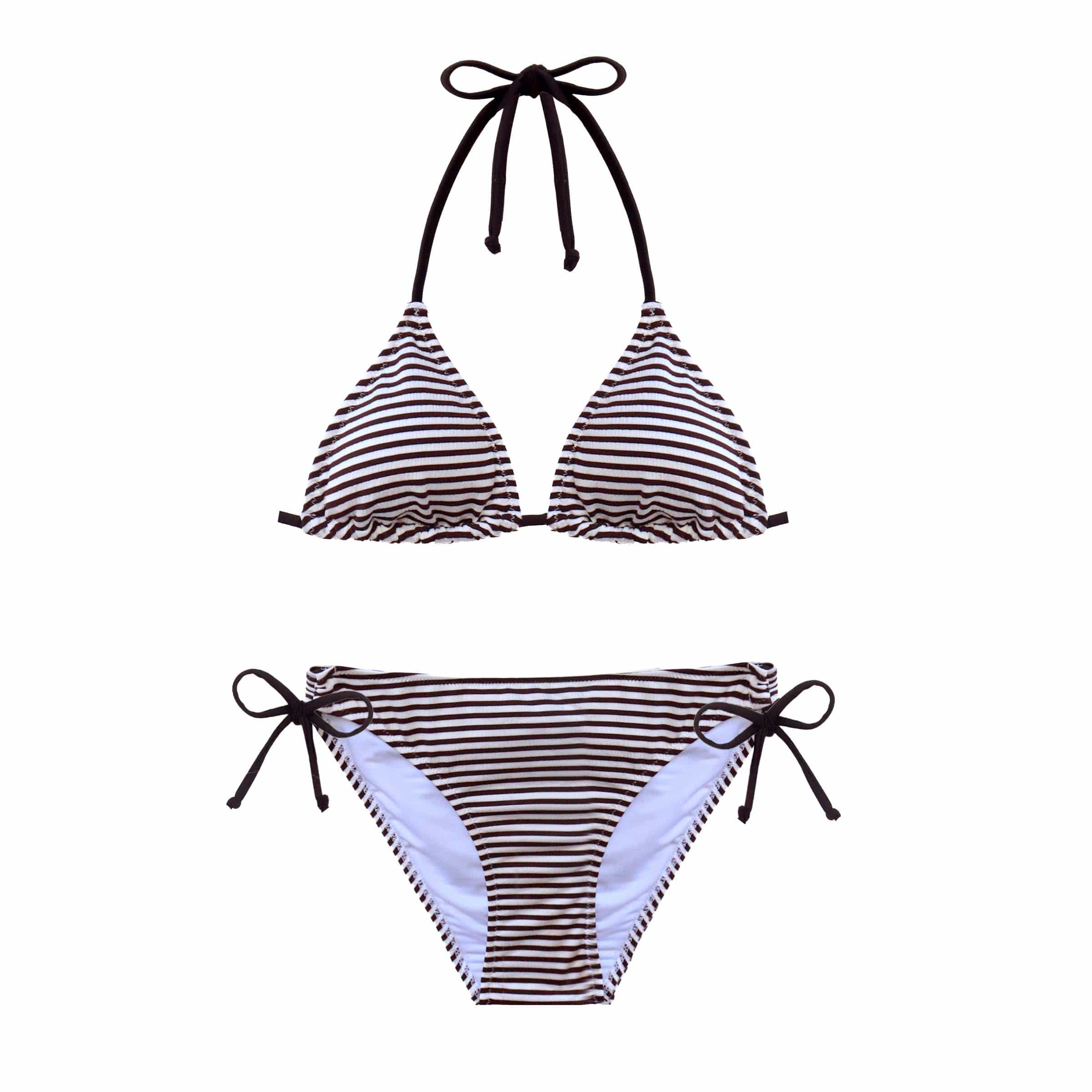 Salty Ink Salty Ink Ladies Salty Stripe - Chocolate Salty Ink Ladies Salty Stripe - Chocolate | Splash Swimwear Splash Swimwear