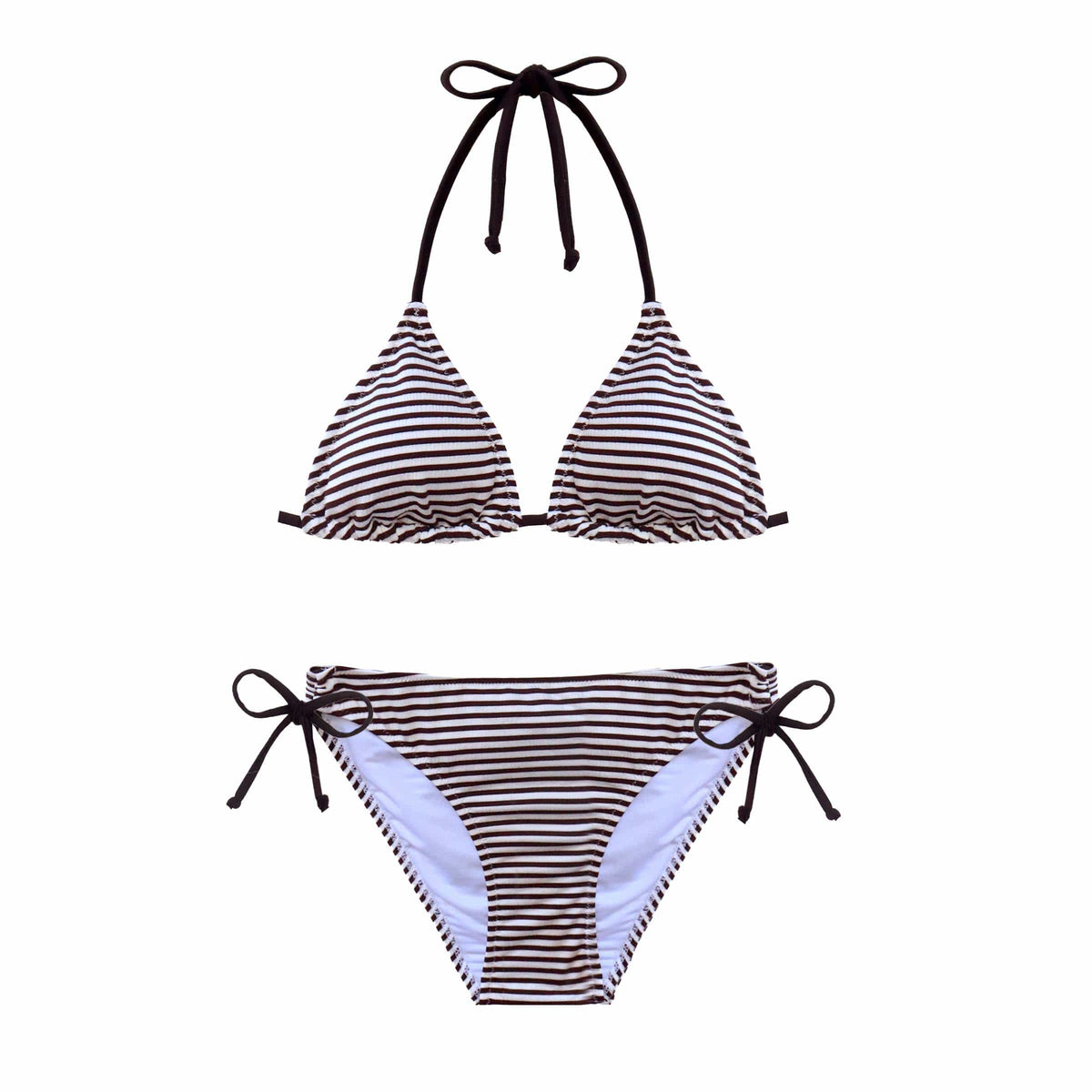 Salty Ink Salty Ink Ladies Salty Stripe - Chocolate Salty Ink Ladies Salty Stripe - Chocolate | Splash Swimwear Splash Swimwear