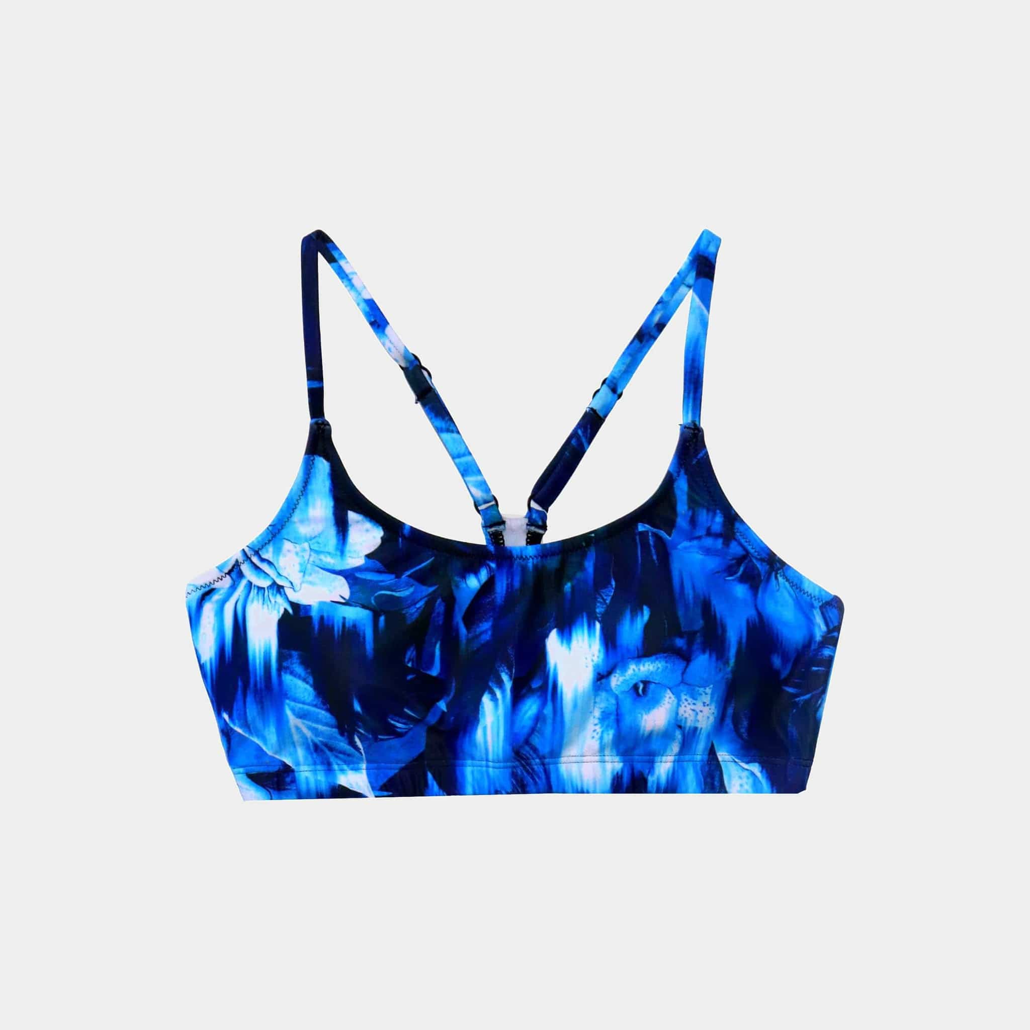 Salty Ink Salty Ink Ladies Summer Sunset Crop Top - Midnight Salty Ink Ladies Summer Sunset Crop Top - Midnight Splash Swimwear Bikini Tops
