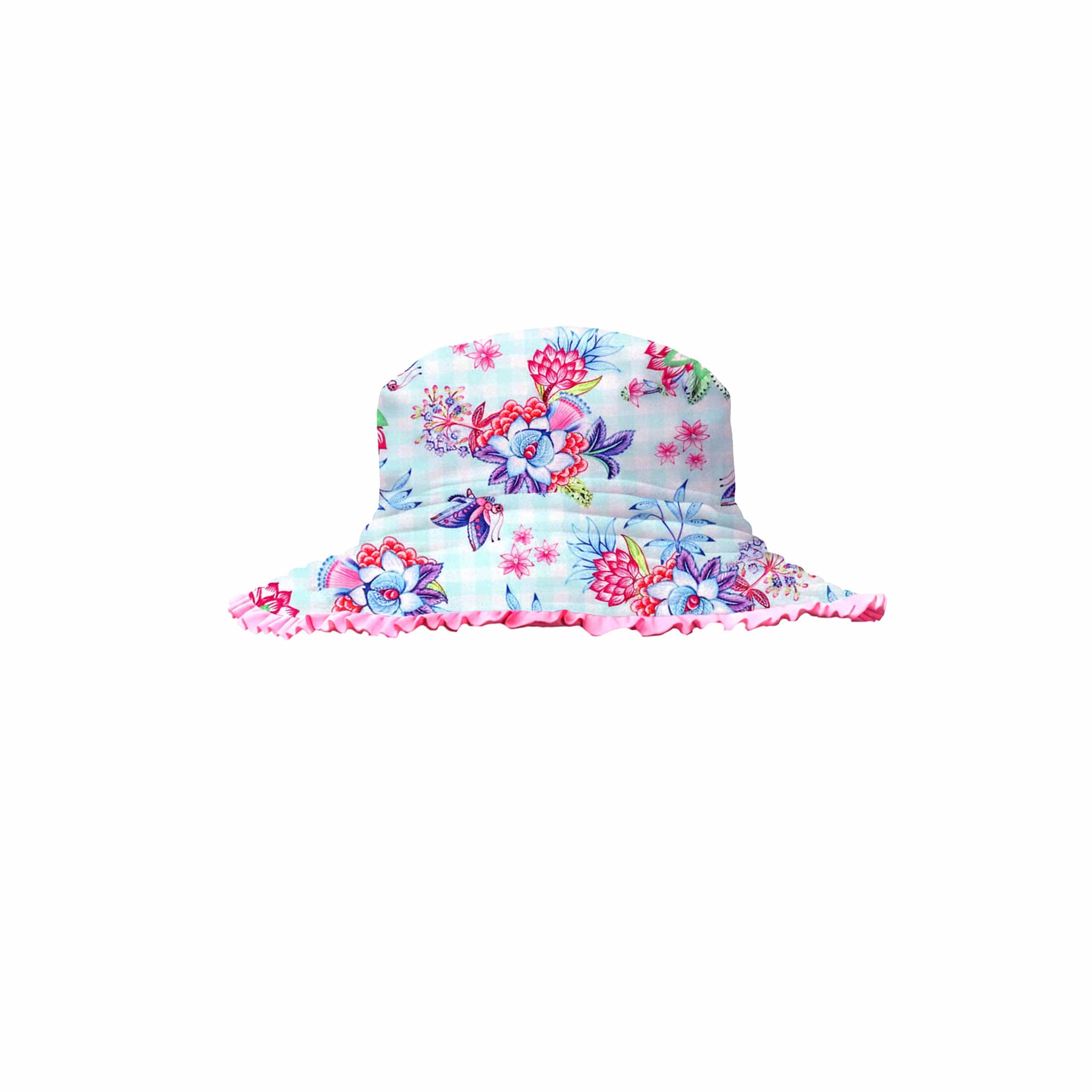 Salty Ink Salty Ink Toddler Girls Miss Meadow Sunhat - Minty Salty Ink Toddler Girls Miss Meadow Sunhat - Minty Splash Swimwear Sunhat
