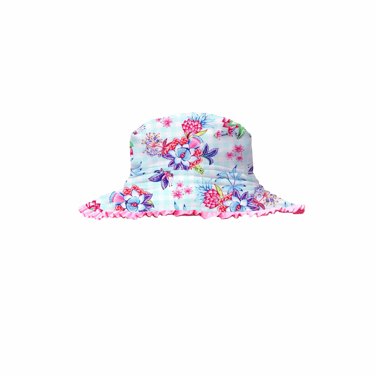 Salty Ink Salty Ink Toddler Girls Miss Meadow Sunhat - Minty Salty Ink Toddler Girls Miss Meadow Sunhat - Minty Splash Swimwear Sunhat