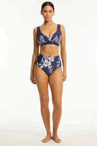 Sea Level Aloha High Waist Gathered Side Pant Sea Level Aloha High Waist Gathered Side Pant Splash Swimwear