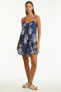 Sea Level Aloha Short Sundress SL9028AH Sea Level Aloha Short Sundress Splash Swimwear French Navy / XS 9347760680310