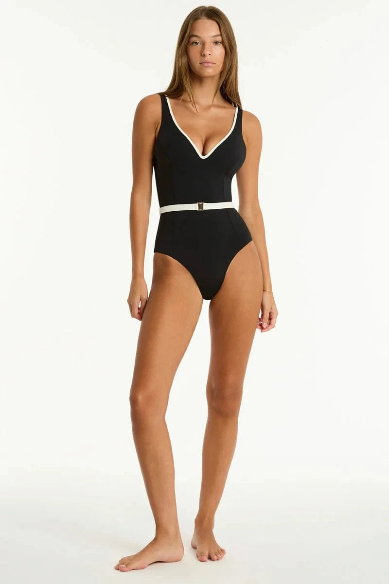 Sea Level Babylon Plunge One Piece Sea Level Babylon Plunge One Piece Splash Swimwear