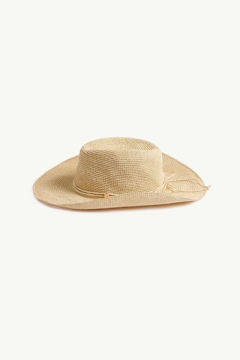 Sea Level Beach Accessories Coast Cowboy Hat SL8168AC-NATURAL-ONE-SIZE Beach Accessories Coast Cowboy Hat Splash Swimwear Hats Natural / One Size 9347760729286