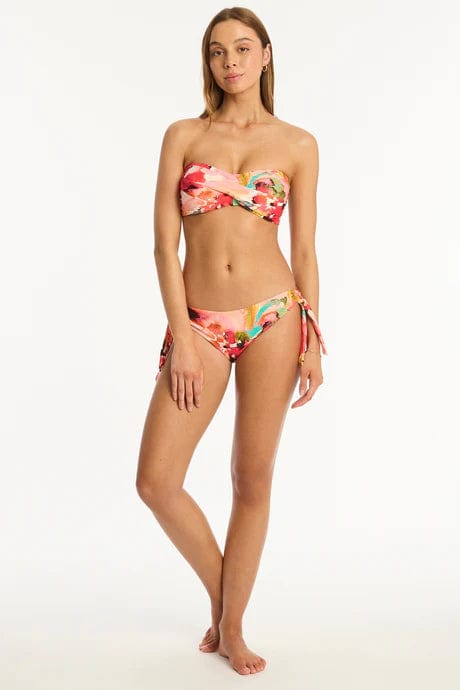 Cascade Twist Bandeau - Sea Level - Splash Swimwear  - Bikini Tops, Jun24, new, sea level, Womens, womens swim - Splash Swimwear 