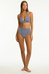 Sea Level Coast Longline Halter - Cobalt Sea Level Coast Longline Halter Splash Swimwear Bikini Tops