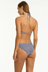 Sea Level Coast Longline Halter - Cobalt Sea Level Coast Longline Halter Splash Swimwear Bikini Tops