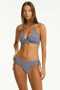 Sea Level Coast Longline Halter - Cobalt Sea Level Coast Longline Halter Splash Swimwear Bikini Tops