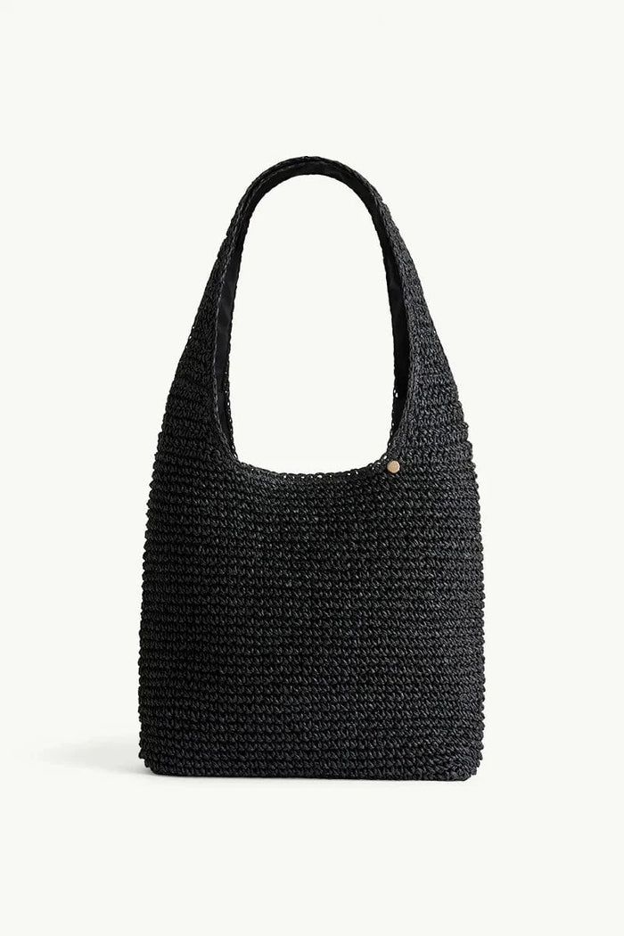 Sea Level Crochet Slouch Beach Bag SL8156AC Sea Level Crochet Slouch Beach Bag Splash Swimwear Black 9347760661111