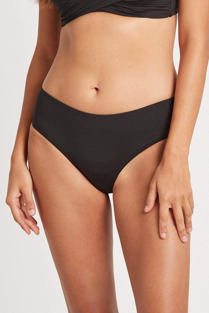 Sea Level Bikini Bottoms SL4015ECO Black / 8 Essentials Mid Bikini Pant Sea Level Essentials Mid Bikini Pant