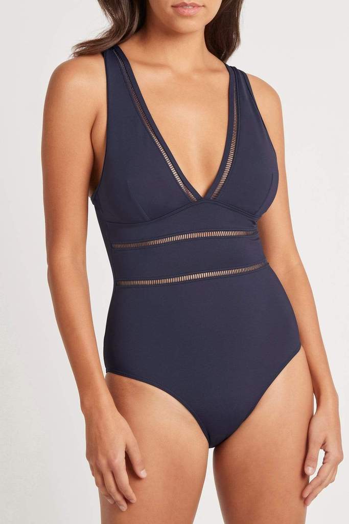 Sea Level Essentials Spliced One Piece Splash Swimwear One Pieces