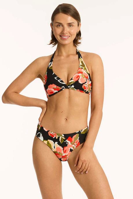 Sea Level Bikini Bottoms Juniper Mid Bikini Pant Sea Level Juniper Mid Bikini Pant