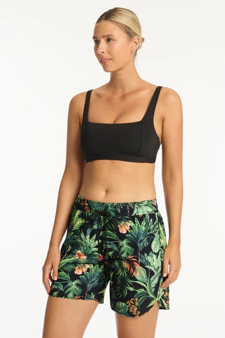 Sea Level Bikini Bottoms Lotus 7 Inch Boardshort Sea Level Lotus Mid Bikini Pant