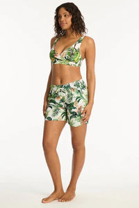 Sea Level Bikini Bottoms Lotus 7 Inch Boardshort Sea Level Lotus Mid Bikini Pant