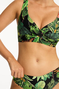 Lotus Mid Bikini Pant - Sea Level - Splash Swimwear  - bikini bottoms, May25, sea level, Womens - Splash Swimwear 