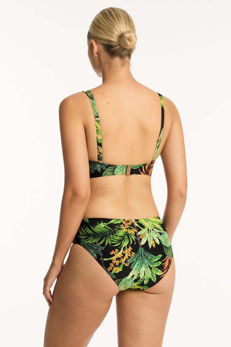 Sea Level Cheeky Bikini Bottoms Lotus Mid Bikini Pant Sea Level Lotus Mid Bikini Pant