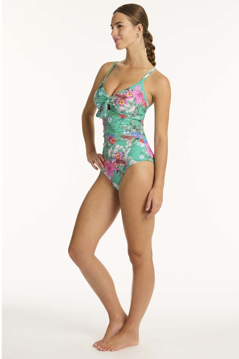 Sea Level One Pieces Pacifico Tie Front DD/E One Piece Sea Level Pacifico Tie Front DD/E One Piece