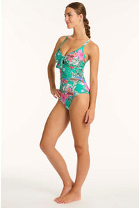 Sea Level One Pieces Pacifico Tie Front DD/E One Piece Sea Level Pacifico Tie Front DD/E One Piece