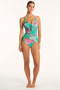 Sea Level One Pieces Pacifico Tie Front DD/E One Piece Sea Level Pacifico Tie Front DD/E One Piece