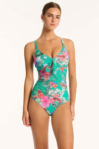 Sea Level One Pieces Pacifico Tie Front DD/E One Piece Sea Level Pacifico Tie Front DD/E One Piece