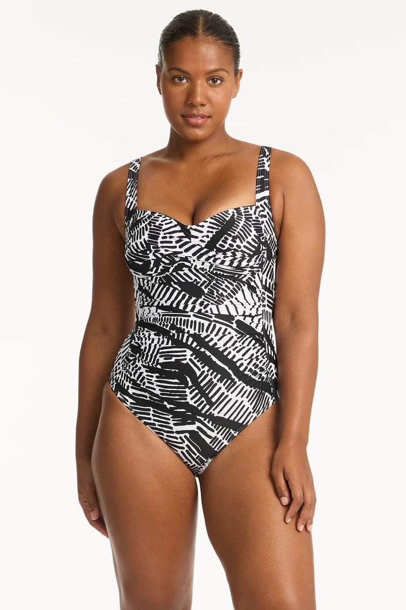 Sea Level Pampas Twist Front Multifit One Piece - Black  Shop Sea Level Carnivale Twist Front Multifit One Piece in Citrus | Australian Swimwear Brands at Splash Swimwear Splash Swimwear One Pieces