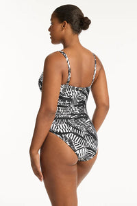 Sea Level Pampas Twist Front Multifit One Piece - Black  Shop Sea Level Carnivale Twist Front Multifit One Piece in Citrus | Australian Swimwear Brands at Splash Swimwear Splash Swimwear One Pieces