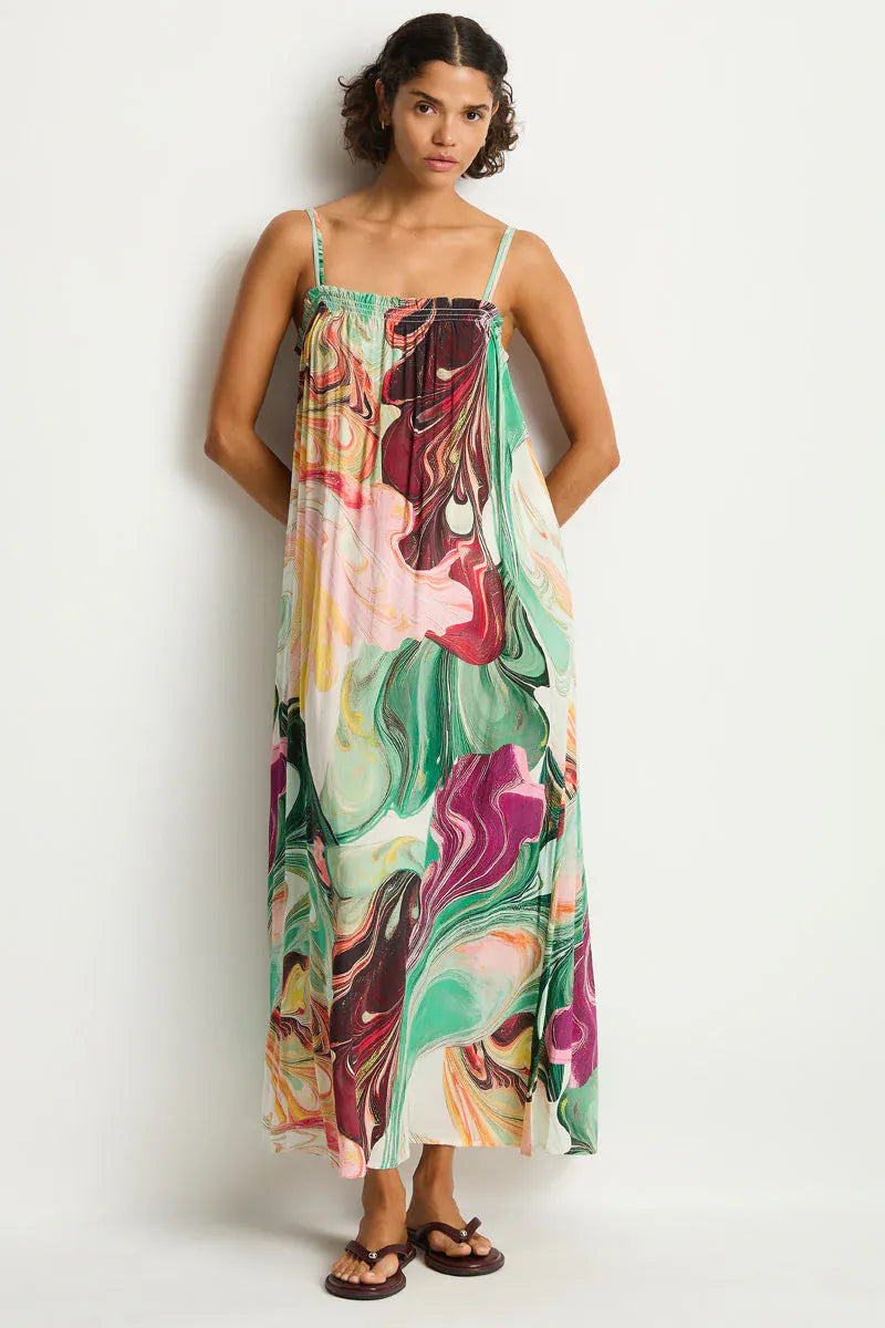Sea Level Sea Level Abyss Maxi Bandeau Dress Abyss Maxi Bandeau Dress | Sea Level Splash Swimwear Dresses