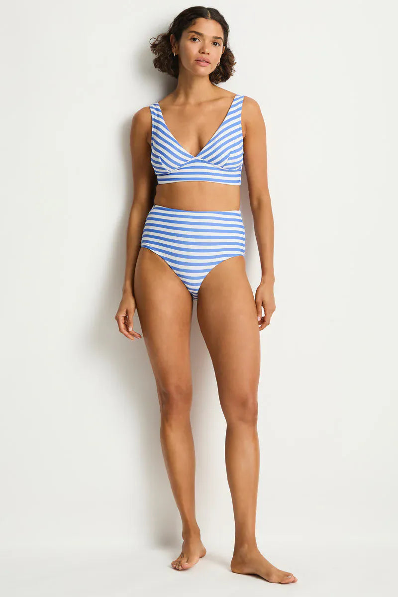 Sea Level Sea Level Amour High Waist Pant - Denim Blue Sea Level Amour High Waist Pant - Denim Blue Splash Swimwear Bikini Bottoms