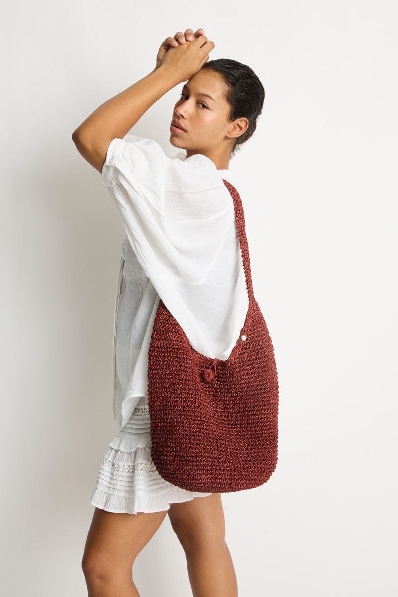 Sea Level Sea Level Anchor Beach Bag - Claret SL8170AC-CLARET Sea Level Anchor Beach Bag - Claret Splash Swimwear Accessories OS 9362733003781