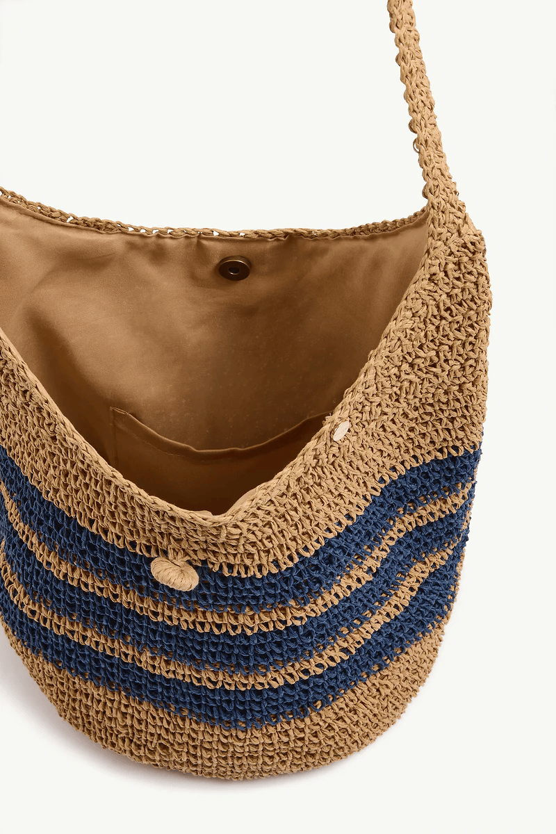 Sea Level Sea Level Anchor Beach Bag - Natural /Denim SL8170AC Sea Level Anchor Beach Bag - Natural /Denim Splash Swimwear OS