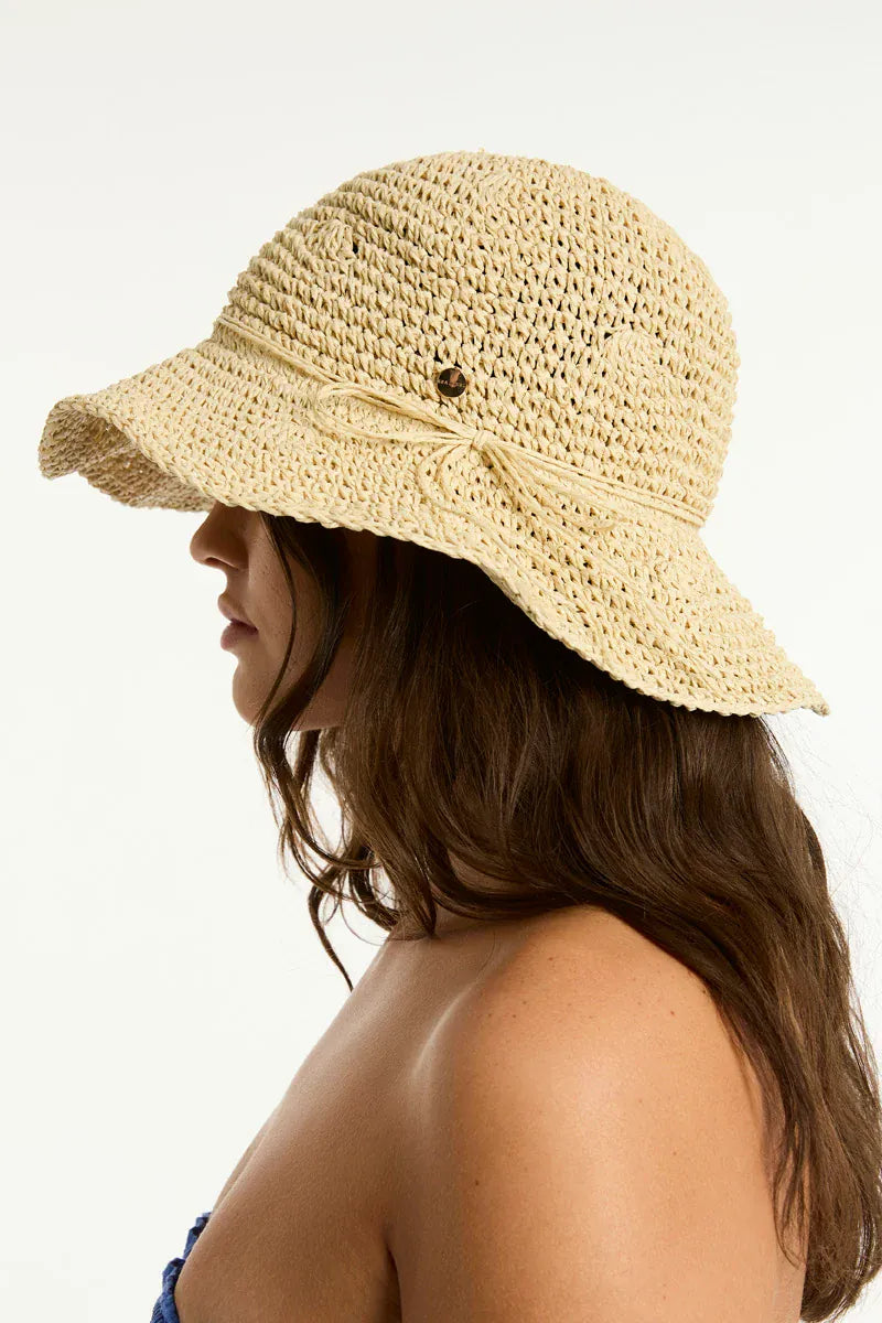 Sea Level Sea level Beach Accessories Cali Beach Hat - Natural SL8154AC Sea level Beach Accessories Cali Beach Hat - Natural Splash Swimwear Hats One Size 9347760661159