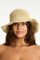 Sea Level Sea level Beach Accessories Cali Beach Hat - Natural SL8154AC Sea level Beach Accessories Cali Beach Hat - Natural Splash Swimwear Hats One Size 9347760661159