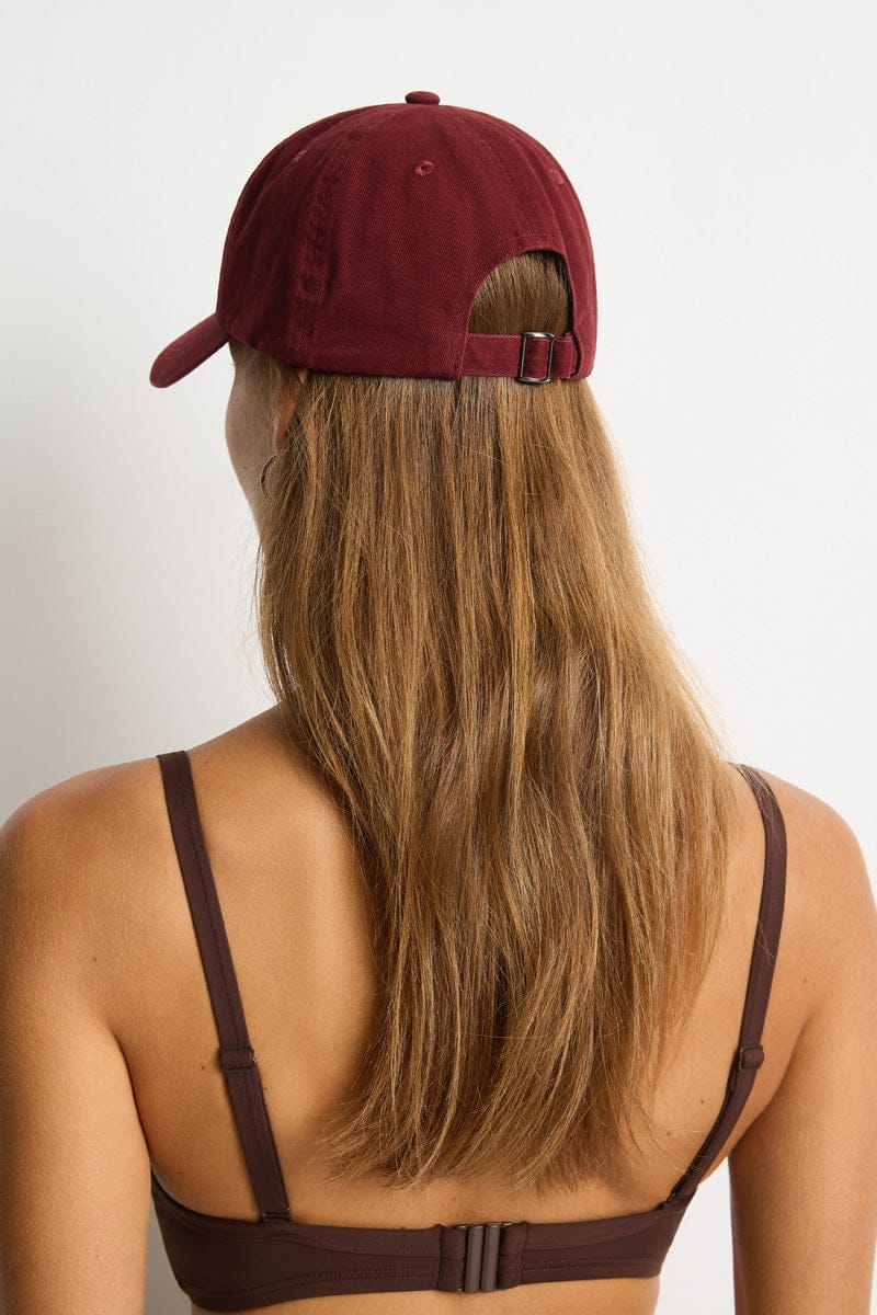 Sea Level Sea Level Beach Accessories Sol Surf Cap - Wine SL8179AC-OS Sea Level Beach Accessories Sol Surf Cap - Wine Splash Swimwear Hats O/S 9362733003828