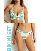 Sea Level Sea Level Breezer Cross Front Multifit Bra Top & Sporty Mid Pant - White Sea Level Breezer Cross Front Multifit Bra Top & Sporty Mid Pant - White Splash Swimwear Bikini Set AU12/US8