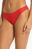 Sea Level Sea Level Caracus Regular Cheeky Pant - Spice Red Sea Level Caracus Regular Cheeky Pant - Spice Red Splash Swimwear Bikini Bottoms
