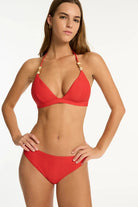 Sea Level Sea Level Caracus Regular Cheeky Pant - Spice Red Sea Level Caracus Regular Cheeky Pant - Spice Red Splash Swimwear Bikini Bottoms