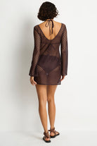 Sea Level Sea Level Castaway Mesh Cover Up Sea Level Castaway Mesh Cover Up Splash Swimwear Kaftans & Cover Ups
