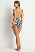 Sea Level Sea Level Costa Chain Link Longline One Piece - Black Sea Level Costa Chain Link Longline One Piece - Black Splash Swimwear One Pieces