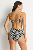 Sea Level Sea Level Costa Cross Front Bra Top - Black Sea Level Costa Cross Front Bra Top - Black Splash Swimwear Bikini Tops